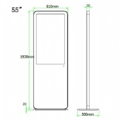 55寸液晶立式廣告機(jī)